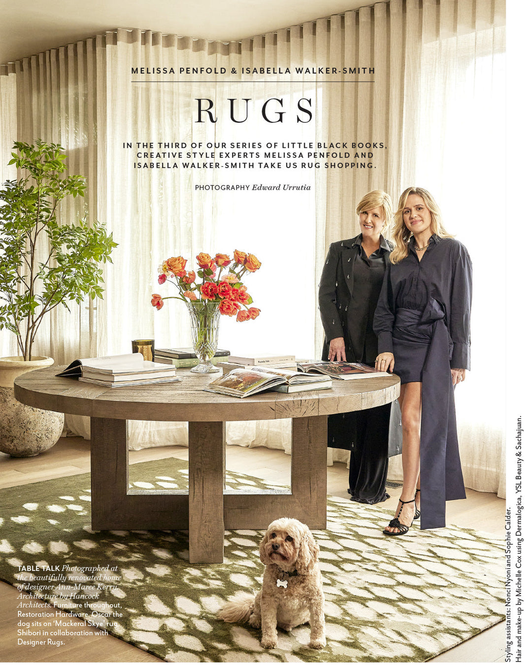 LITTLE BLACK BOOK RUGS - HOUSE & GARDEN - AUGUST 2024