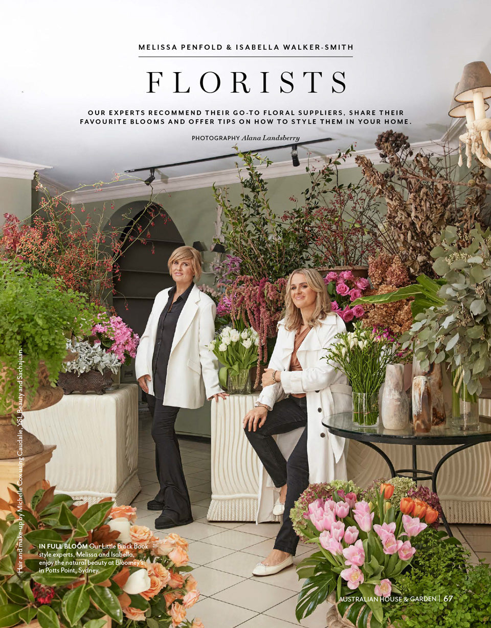 LITTLE BLACK BOOK FLORISTS - HOUSE & GARDEN - SEPTEMBER 2025