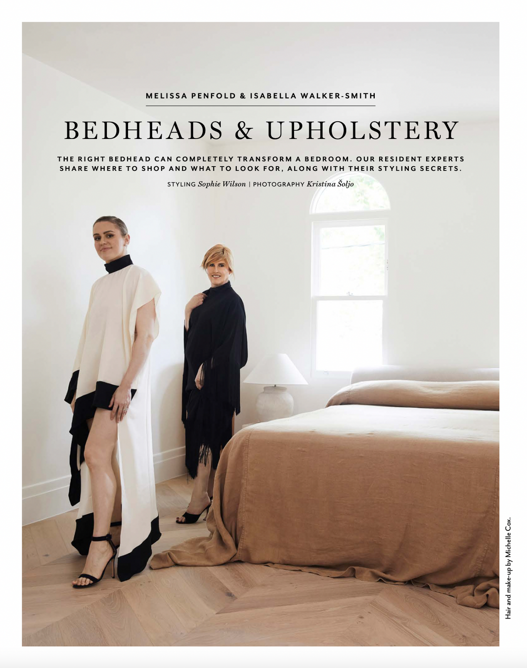 LITTLE BLACK BOOK BEDHEADS & UPHOLSTERY - HOUSE & GARDEN - MARCH 2025
