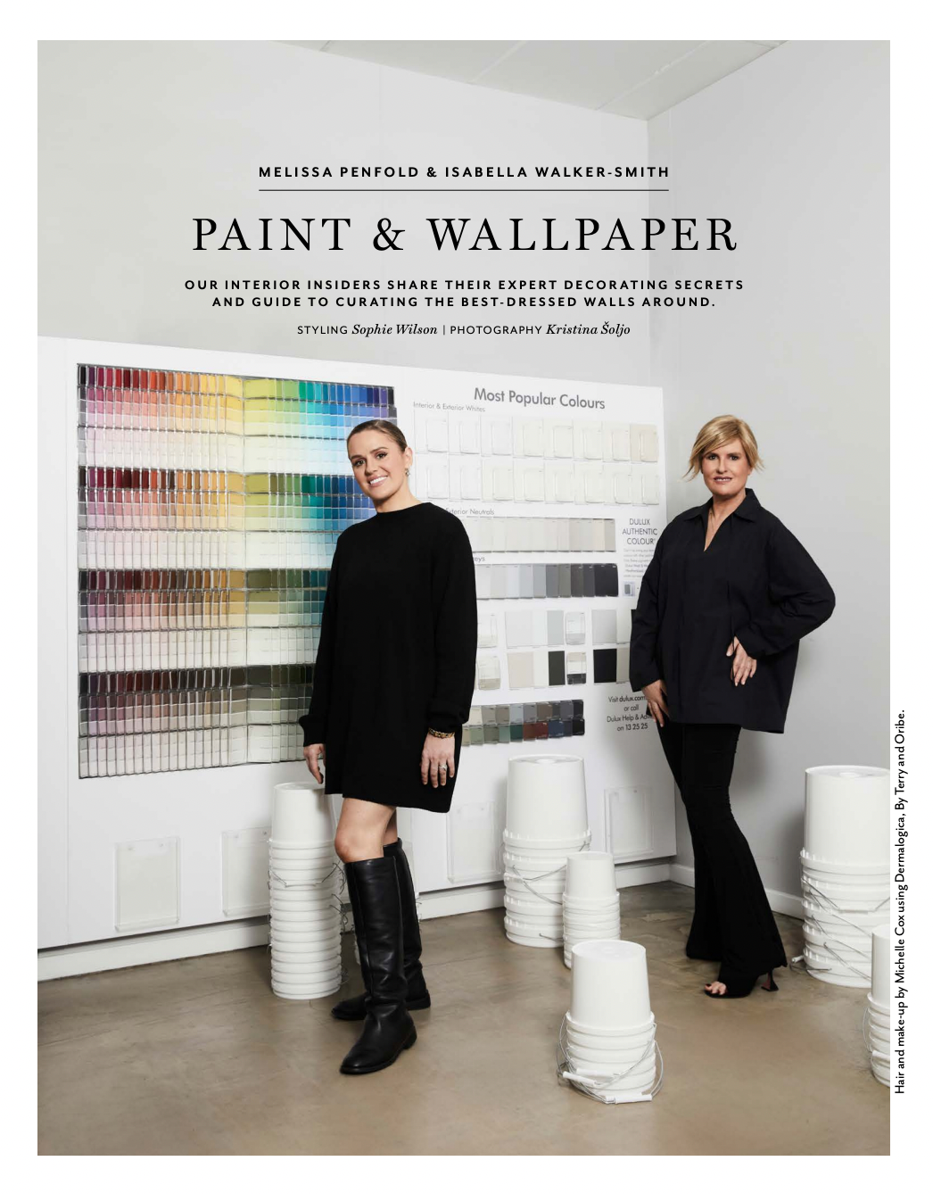 LITTLE BLACK BOOK PAINT & WALLPAPER - HOUSE & GARDEN - APRIL 2025